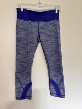 lululemon athletica Purple Heather Capri Leggings
